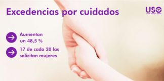 Crecen las excedencias por cuidados en el primer trimestre y, de ellas, el 84,6 % las solicitaron mujeres