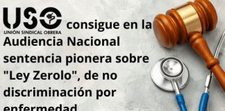 USO consigue sentencia AN pionera de aplicación de la ley de igualdad de trato o “Ley Zerolo”