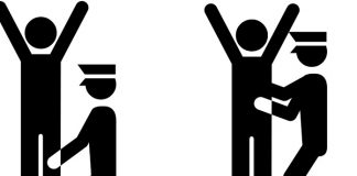 Cacheo con desnudo integral