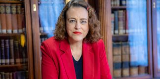 Magdalena Valerio, presidenta del Consejo de Estado, distinguida con la Gran Cruz de la Justicia Social Magdalena Valerio