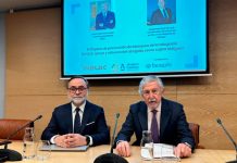 La Abogacía defiende la creación del Órgano Centralizado de Prevención de Blanqueo de Capitales de la Abogacía Francisco Bonatti, presidente del Instituto de Expertos Externos en Prevención del Blanqueo de Capitales y Financiación del Terrorismo y Jesús Pellón, presidente del Órgano de Prevención de Blanqueo de la Abogacía.