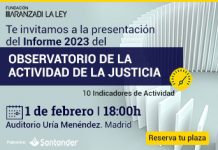 Los diez indicadores permanentes que permiten analizar la evolución de la Justicia Presentación del «Informe 2023 del Observatorio de la Actividad de la Justicia»