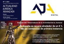 En España se recurre alrededor de un 8 % de las sentencias de primera instancia