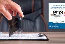 Aranzadi Fusión obtiene la Certificación del Esquema Nacional de Seguridad (ENS) Categoría Alta