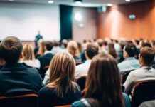 La presentación de ponentes en un evento