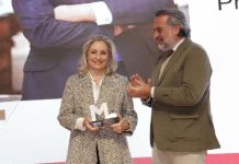 Cristina Sancho, presidenta de la Fundación Aranzadi LA LEY y de EJE&CON, recibe el Premio Mujer Líder 2024