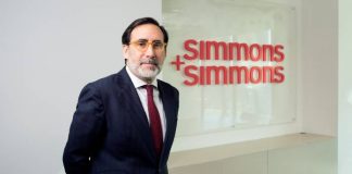 Eduardo Peñacoba, reelegido como Country Head de Simmons & Simmons en Madrid