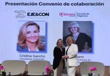 La Cámara de Comercio de Madrid y EJE&CON firman un convenio para impulsar el liderazgo femenino en la alta dirección
