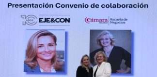 La Cámara de Comercio de Madrid y EJE&CON firman un convenio para impulsar el liderazgo femenino en la alta dirección
