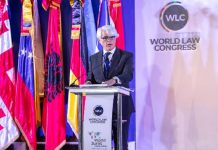 El presidente de la Abogacía llama a todos los Estados a ratificar el Convenio para la Protección de la Abogacía