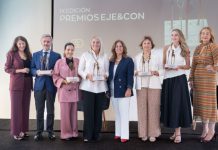 Ilunion, Fundación máshumano, Izzon Lab y Mujeres&Cía, galardonados en la IX edición de los Premios EJE&CON por su compromiso con el liderazgo inclusivo