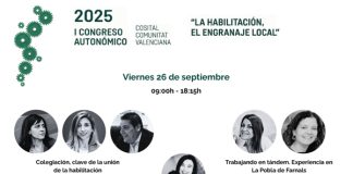 Valencia acoge el I Congreso Autonómico de COSITAL CV los días 26 y 27 de septiembre