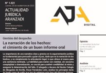 La narración de los hechos: el cimiento de un buen informe oral