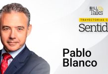 Pablo Blanco: «Mi arma secreta es mi mujer»