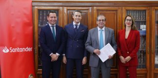 El Colegio de Abogados de Granada ha suscrito un nuevo acuerdo de colaboración con Banco Santander