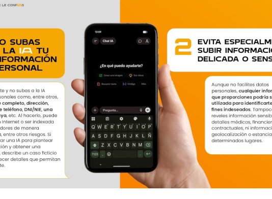 La AEPD publica un decálogo con recomendaciones para proteger la privacidad al usar herramientas de IA