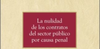 El 16 de marzo se presentará la obra ‘La nulidad de contratos del sector público por causa penal’