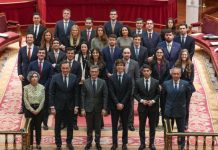 El ministro Bolaños preside el acto de promesa o jura del cargo de la promoción 2025 de abogados y abogadas del Estado