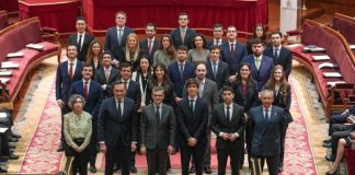 El ministro Bolaños preside el acto de promesa o jura del cargo de la promoción 2025 de abogados y abogadas del Estado