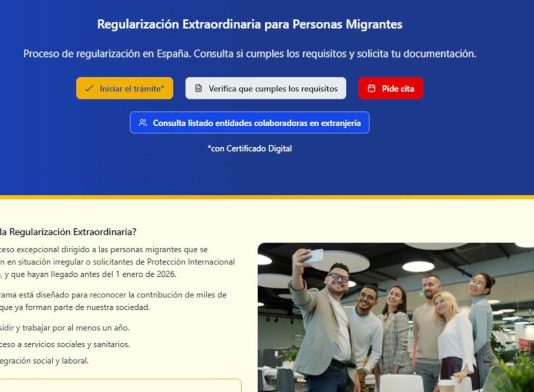 El Gobierno lanza un portal web específico para la regularización extraordinaria donde se irá actualizando la información y ya se puede solicitar cita previa