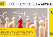 La palabra del abogado en sala: técnica y disciplina de la comunicación oral