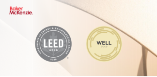 Baker McKenzie Barcelona recibe las certificaciones internacionales LEED y WELL Gold tras la reforma integral de sus oficinas