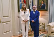 La presidenta del CGPJ recibe al presidente de la ciudad autónoma de Ceuta