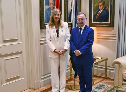 La presidenta del CGPJ recibe al presidente de la ciudad autónoma de Ceuta
