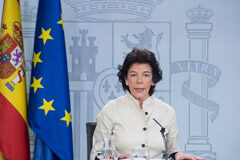 El Gobierno reitera que garantizará los intereses de los ciudadanos y las empresas ante un ‘Brexit’ sin acuerdo La ministra de Educación y Formación Profesional y portavoz del Gobierno en funciones, Isabel Celaá, durante su intervención en la rueda de prensa posterior al Consejo de Ministros.