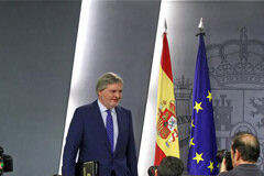 El Gobierno impulsa el Anteproyecto de Ley para regular la Orden Europea de investigación en materia penal El ministro de Educación, Cultura y Deporte y portavoz del Gobierno, Íñigo Méndez de Vigo, al inicio de la rueda de prensa posterior al Consejo de Ministros.