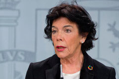 El Gobierno da luz verde a los Proyectos de ley de las tasas ‘Tobin’ y ‘Google’ La ministra de Educación y Formación Profesional y Portavoz del Gobierno, Isabel Celaá, durante su intervención en la rueda de prensa posterior al Consejo de Ministros.