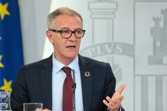 El Gobierno impulsa la norma que sustituirá a la Ley del Deporte de 1990 El ministro de Cultura y Deporte, José Guirao, durante su intervención en la rueda de prensa posterior al Consejo de Ministros.