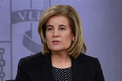 El Gobierno descarta una segunda reforma laboral La ministra de Empleo y Seguridad Social, Fátima Báñez, durante la rueda de prensa posterior al Consejo de Ministros