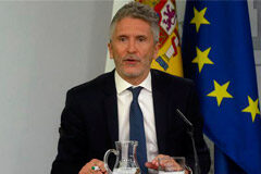 Un Real Decreto “clarifica” la aplicación de la norma para la protección de los animales utilizados en experimentación El ministro del Interior, Fernando Grande-Marlaska, durante su intervención en la rueda de prensa posterior al Consejo de Ministros.