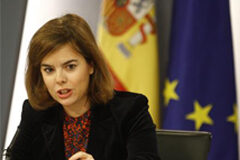 El régimen de control interno de la Intervención General de la Administración del Estado se adapta a la Ley de Transparencia y a la Administración electrónica La vicepresidenta del Gobierno, ministra de la Presidencia y portavoz del Gobierno, Soraya Sáenz de Santamaría, en la rueda de prensa posterior al Consejo de Ministros.