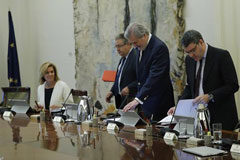 El Gobierno modifica los Estatutos de la Real Academia de Jurisprudencia y Legislación, que añade la denominación “de España” El presidente del Gobierno, Mariano Rajoy, preside en La Moncloa la reunión extraordinaria del Consejo de Ministros.