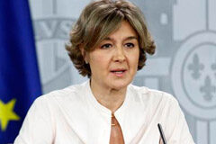 El Gobierno impulsa la utilización de las infraestructuras gasistas La ministra de Agricultura y Pesca, Alimentación y Medio Ambiente, Isabel García Tejerina, durante la rueda de prensa posterior al Consejo de Ministros.