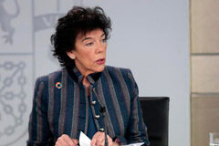 Regulado el procedimiento de designación de candidatos a fiscal europeo y fiscal delegado en España La ministra de Educación y Formación Profesional y portavoz del Gobierno, Isabel Celaá, durante su intervención en la rueda de prensa posterior al Consejo de Ministros.