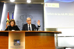 La Inspección de Trabajo da un salto de calidad y se refuerza con la nueva Oficina de Lucha contra el Fraude Soraya Sáenz de Santamaría y Cristóbal Montoro