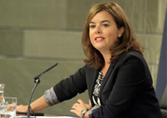 Comparecencia de la vicepresidenta del Gobierno, Soraya Sáenz de Santamaría.