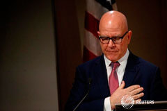 Trump decide reemplazar a su asesor de seguridad nacional H.R. McMaster El asesor de seguridad nacional H.R. McMaster en un museo de Washington el 15 de marzo de 2018