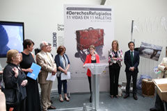 La presidenta de la Abogacía exige que se respeten los derechos de las personas refugiadas y migrantes Momento de la inauguración