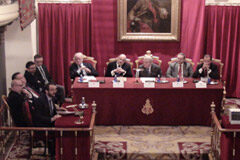 Presentación de ‘Instituciones de Derecho Privado’ (Ed. Aranzadi) Momento del acto