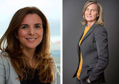De izda. a dcha.: Ana García Fau y Marieta del Rivero De izda. a dcha.: Ana García Fau y Marieta del Rivero