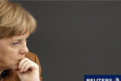 Merkel se reunirá con dirigentes de UE y FMI desde el domingo La canciller alemana, Angela Merkel, en Berlín el 19 de enero de 2012.