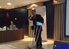 El director de My News, Antonio Viedma, durante la presentación del informe. El director de My News, Antonio Viedma, durante la presentación del informe.