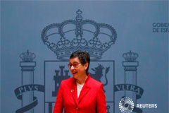 España quiere una relación estrecha con Reino Unido tras el Brexit La nueva ministra española de Exteriores, Arancha González, en Madrid, España, el 13 de enero de 2020.