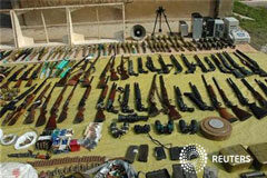 Deserta el viceministro del Petróleo de Siria Armas encontradas por las fuerzas de seguridad en la ciudad de Homs