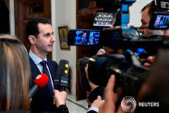 Assad dice estar listo a negociarlo «todo» y promete recuperar toda Siria Asad en una fotografía difundida por SANA el 9 de enero de 2017