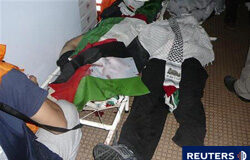 Israel lanza su investigación sobre el asalto a la flotilla cadáveres a bordo del barco turco Mavi Marmara que llevaba ayuda a Gaza que fue asaltado por fuerzas israelíes en aguas internacionales el 31 de mayo de 2010, con un resultado de nueve activistas muertos.